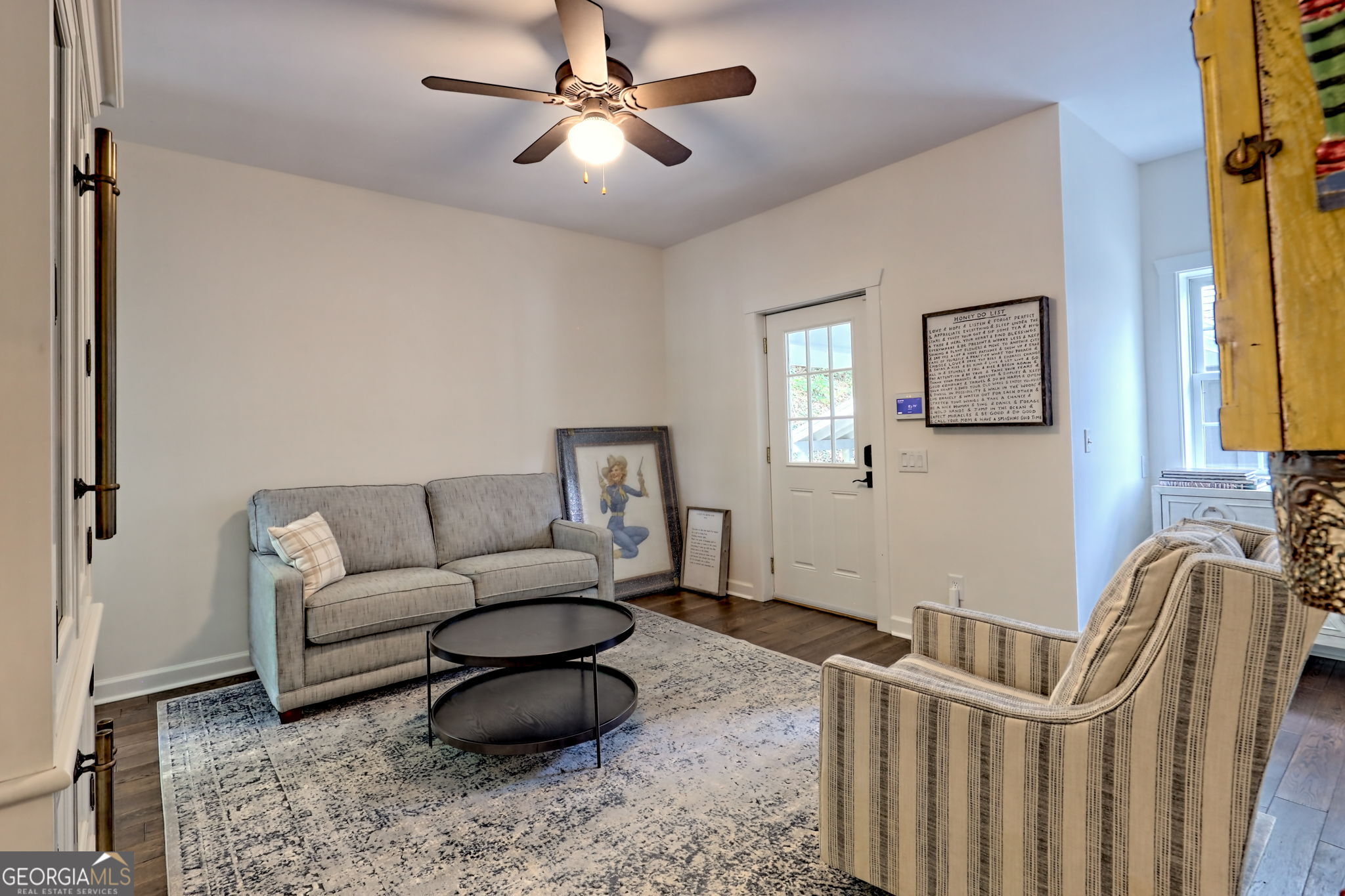 571 Ledford Road Dillard, GA 30537 - Photo 43 of 78 a living room with furniture and a ceiling fan