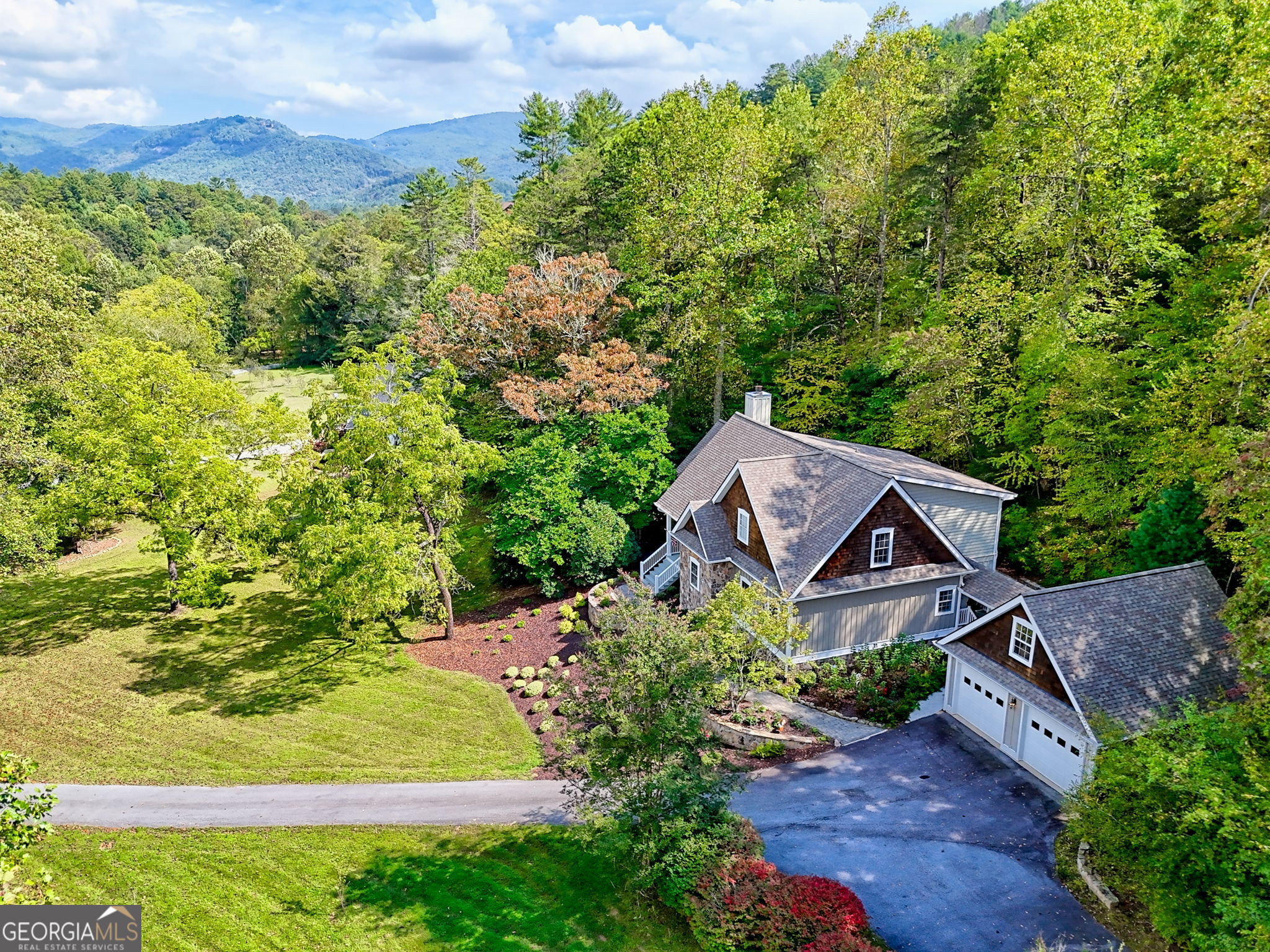 571 Ledford Road Dillard, GA 30537 - Photo 77 of 78 an aerial view of a house