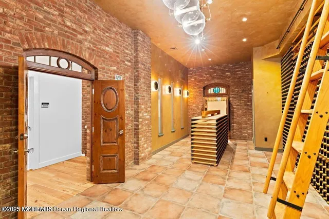 a view of a park with a tree