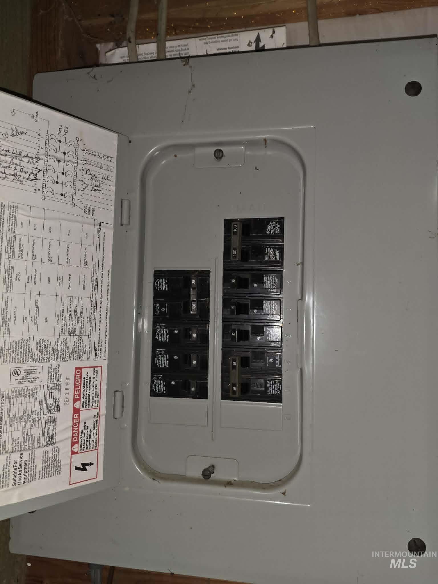 3871 Lakeview Road Orofino, ID 83544 - Photo 18 of 49 Electrical service panel featuring multiple circuit breakers and an interior diagram