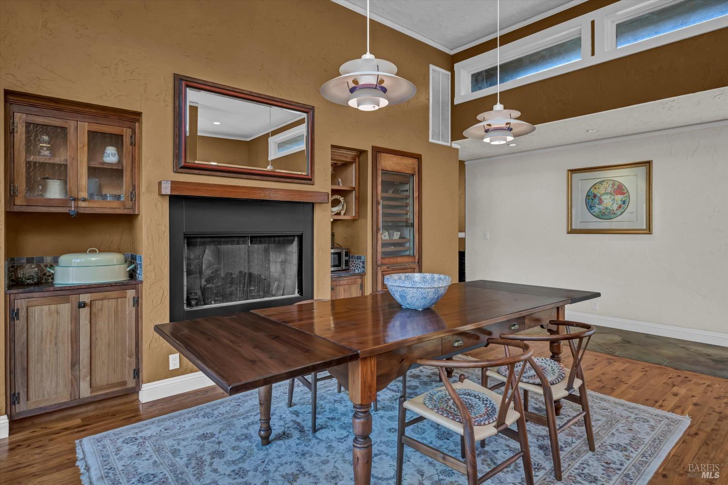1900 Stagecoach Canyon Road Pope Valley, CA 94567 - Photo 12 of 70 a dining room with furniture and wooden floor