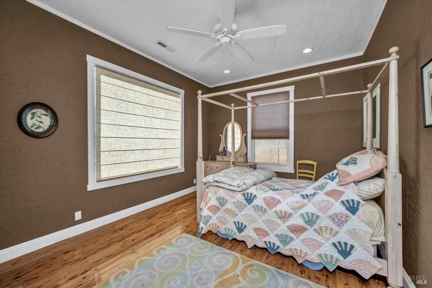 1900 Stagecoach Canyon Road Pope Valley, CA 94567 - Photo 22 of 70 a bedroom with a bed and a window