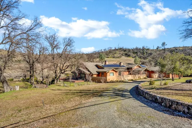 a view of a town with residential houses