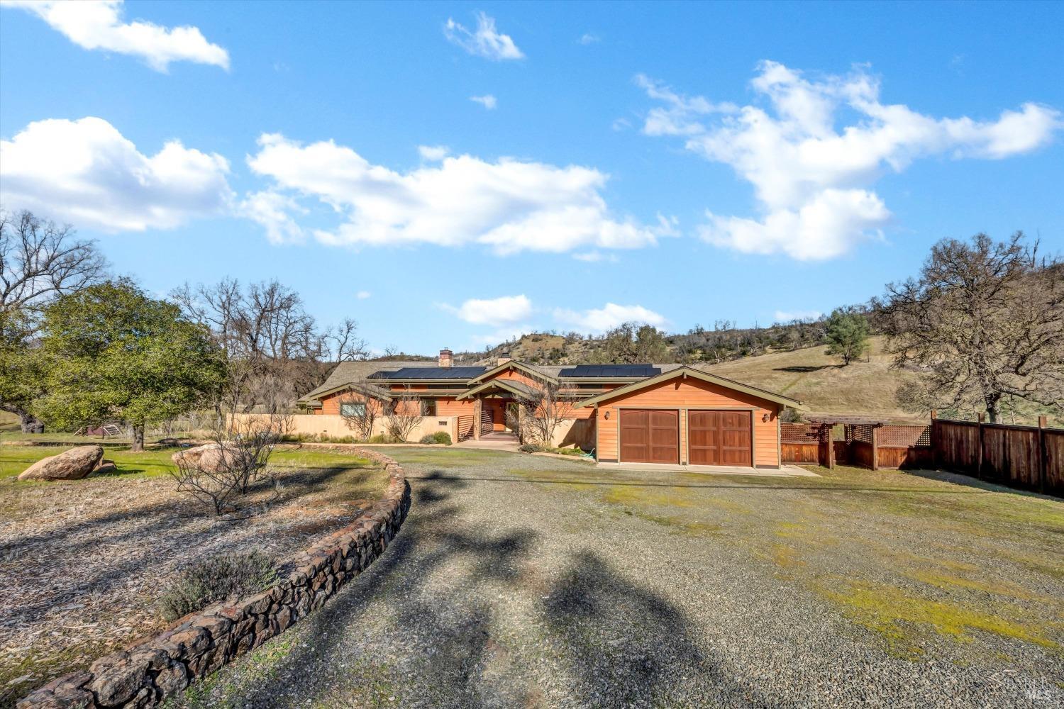 1900 Stagecoach Canyon Road Pope Valley, CA 94567 - Photo 35 of 70 a view of a house with a yard