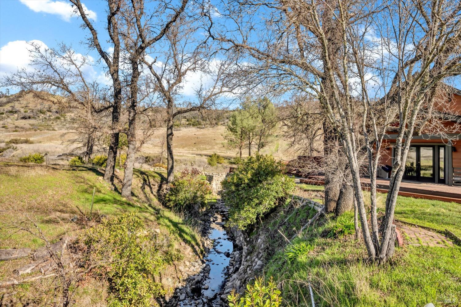 1900 Stagecoach Canyon Road Pope Valley, CA 94567 - Photo 41 of 70 a backyard of a house with lots of green space