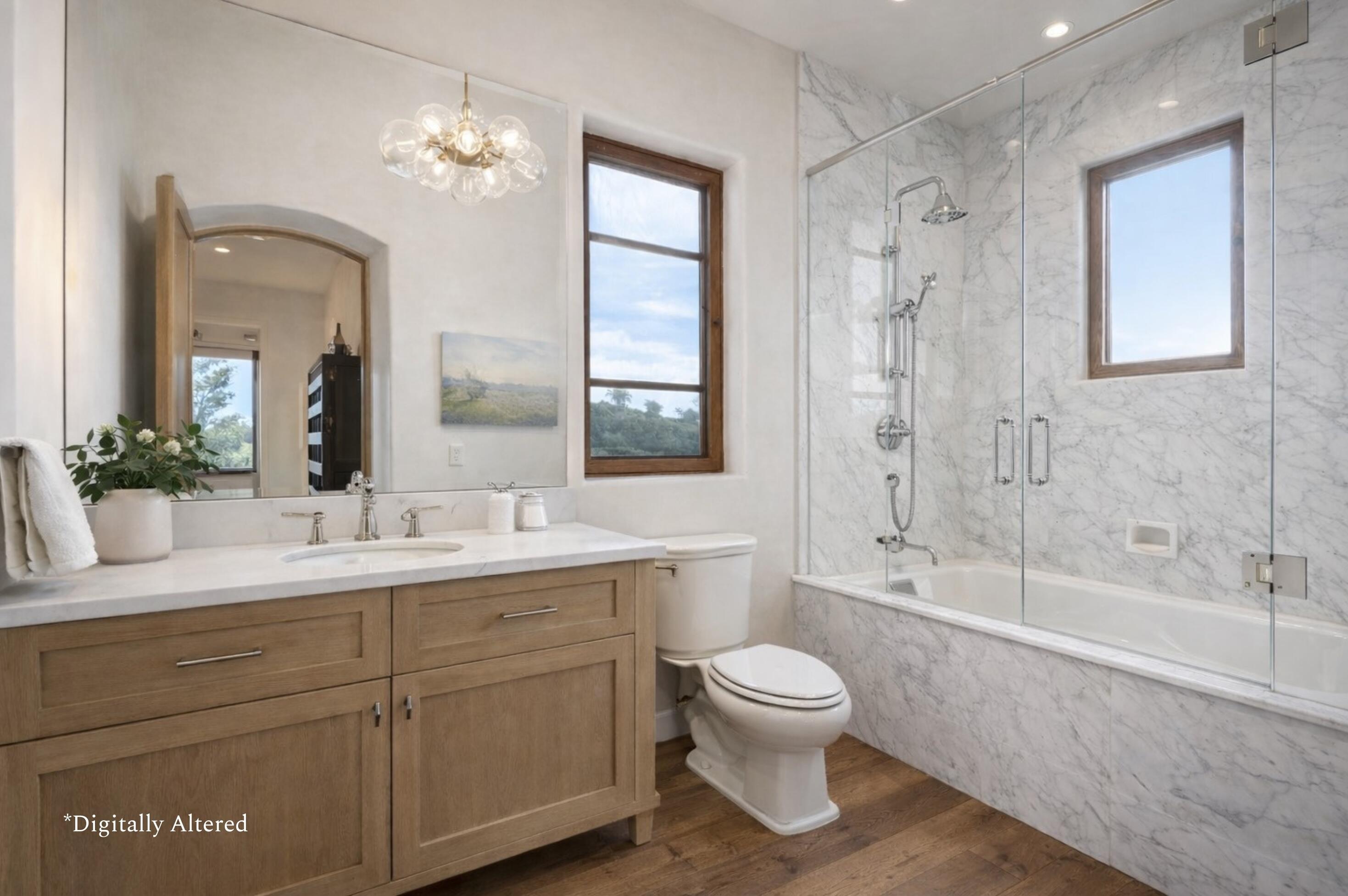 338 Toro Canyon Road Carpinteria, CA 93013 - Photo 25 of 37 Altered Guest Bathroom