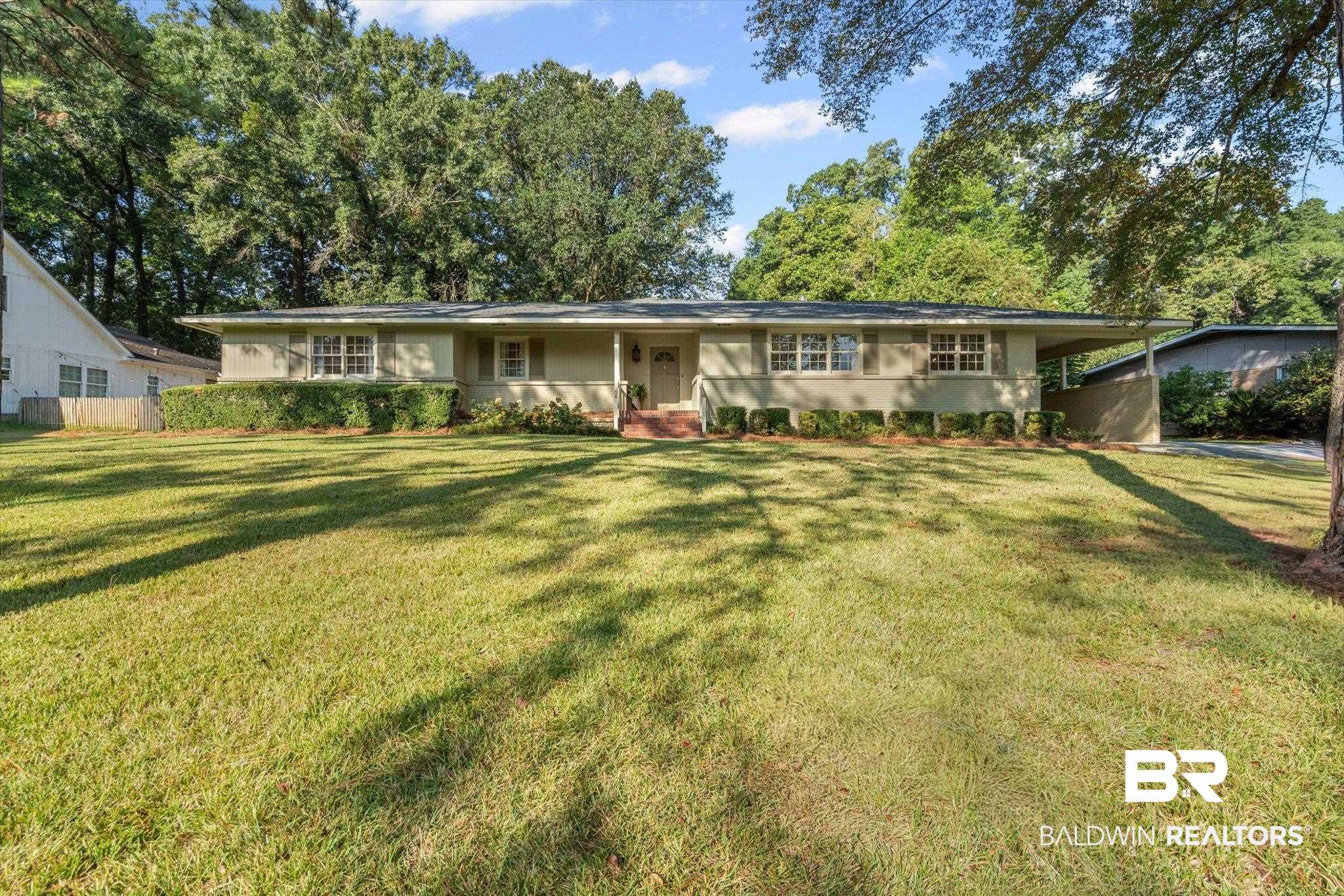313 Brawood Drive Mobile, AL 36608 - Photo 31 of 32 Single story home featuring covered porch and a carport