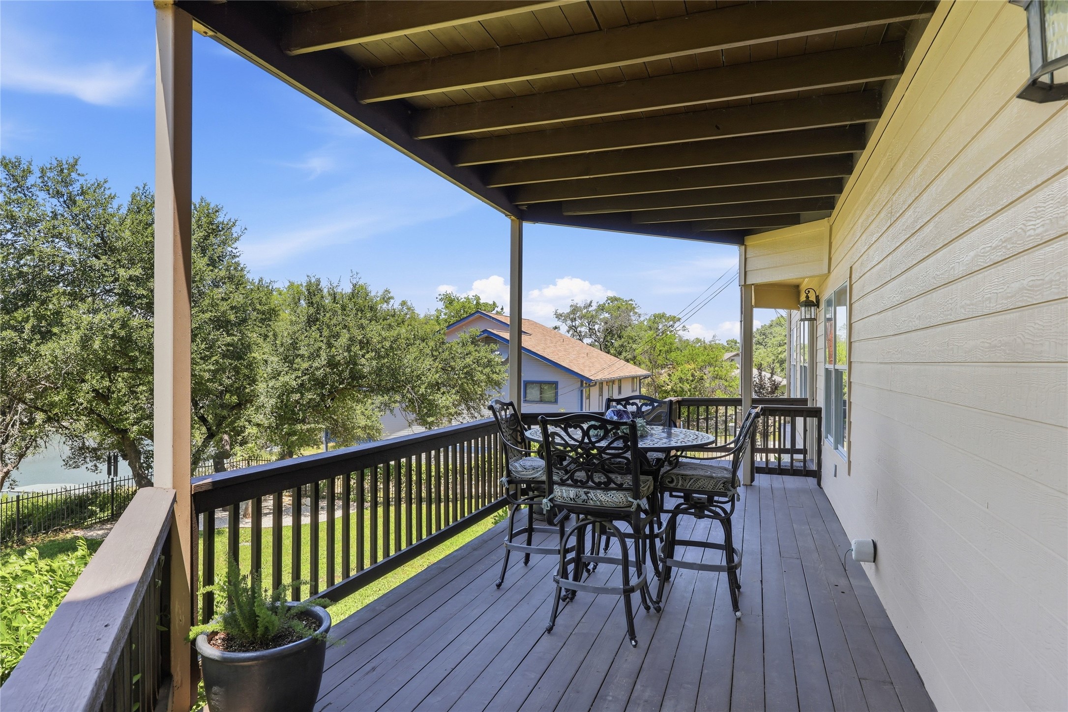 10802 Beach Road Leander, TX 78641 - Photo 27 of 40 The lower level deck with tons of privacy.