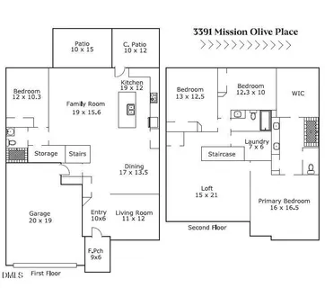 $764,000 | 3391 Mission Olive Place, New Hill, NC 27562