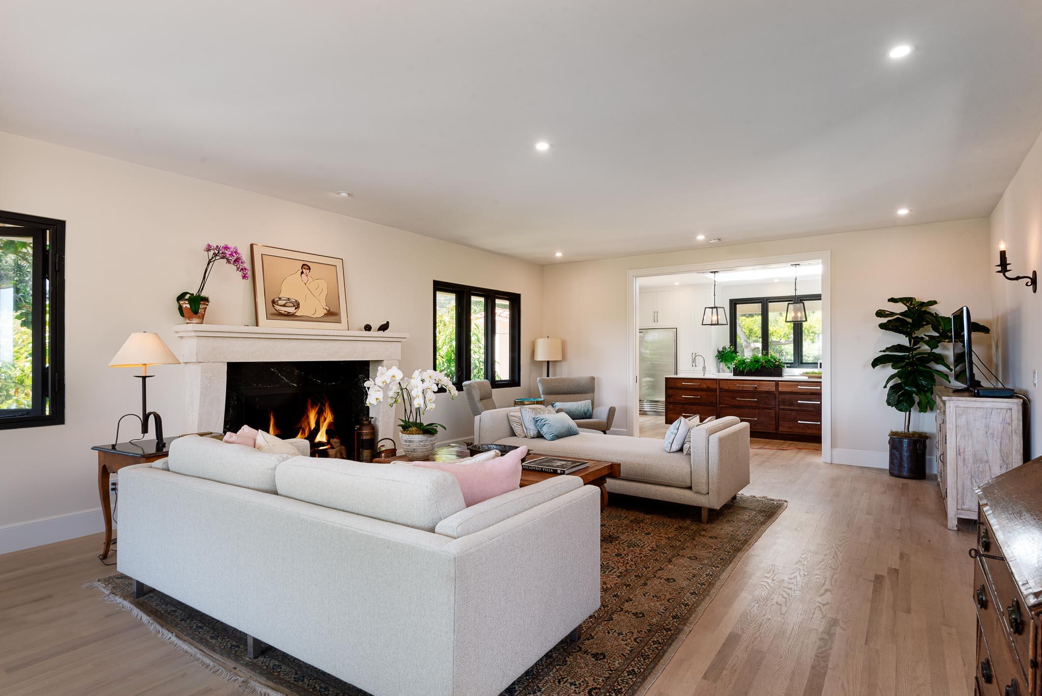 2255 Feather Hill Road Santa Barbara, CA 93108 - Photo 7 of 32 Living Room/Kitchen