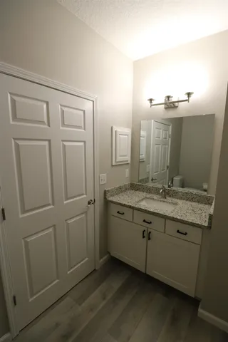 a view of a store room with racks