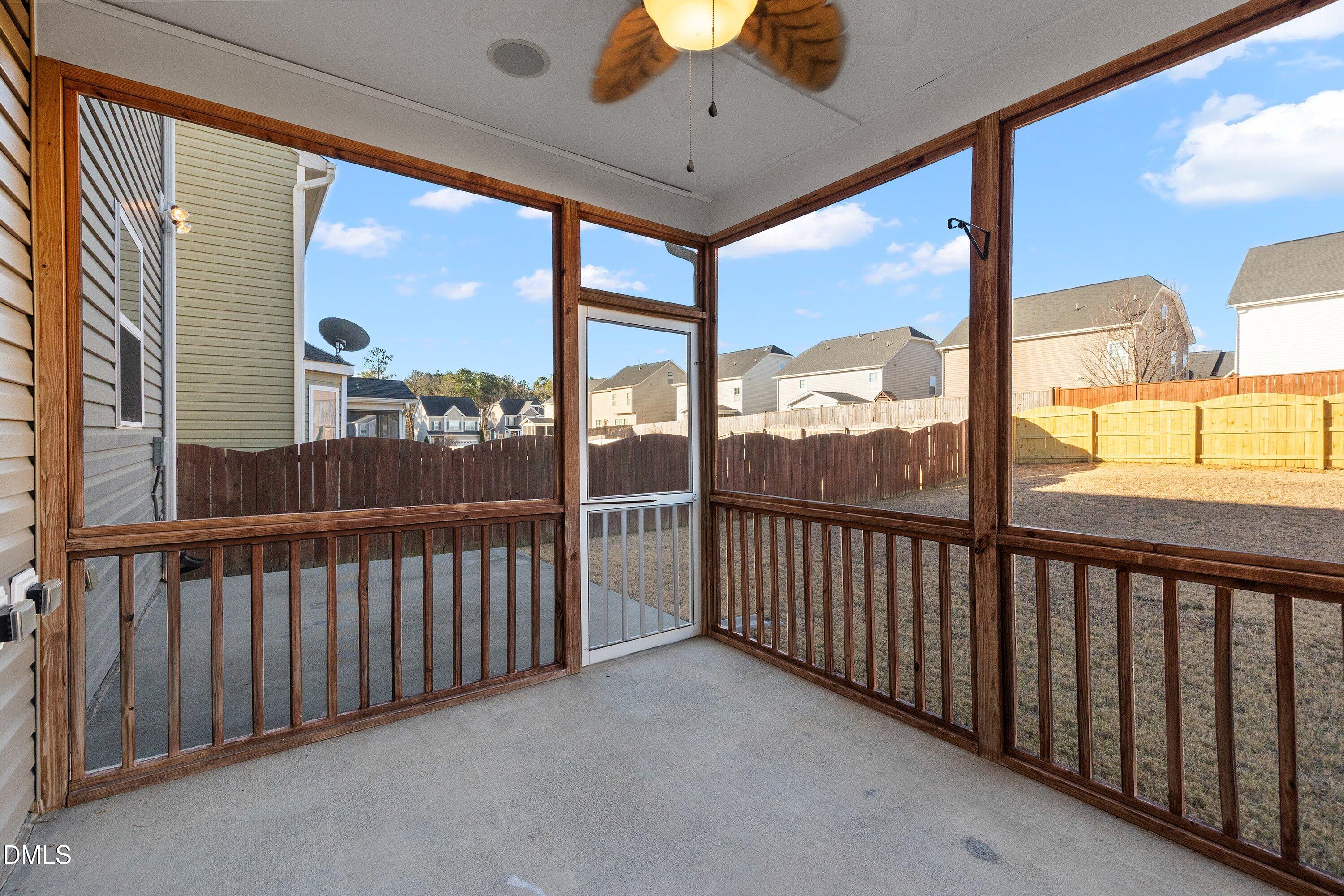 721 Maple Brook Road Fuquay-Varina, NC 27526 - Photo 42 of 59 Nicely Sized Screen Porch is perfect for enjoying our NC weather!