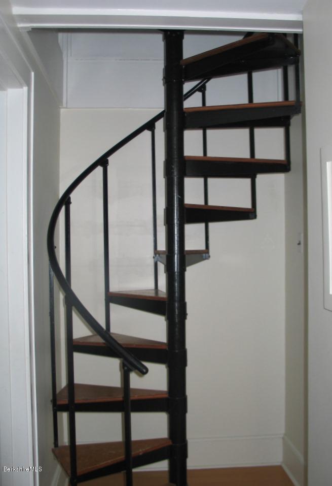 61 Ide Road Williamstown, MA 01267 - Photo 17 of 22 Spiral stairs to third floor