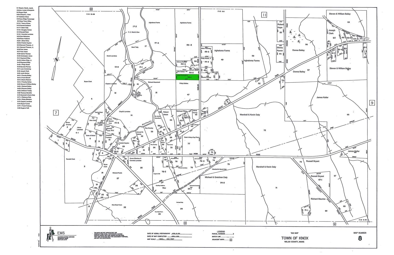 62 Shibles Road Knox, ME 04986 - Photo 6 of 35 Map-8 r1 (Large)