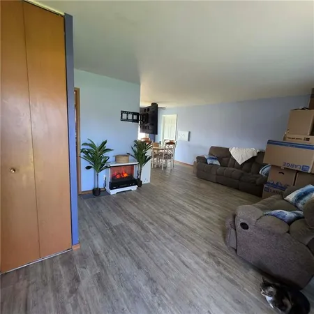 a close up of a mirror