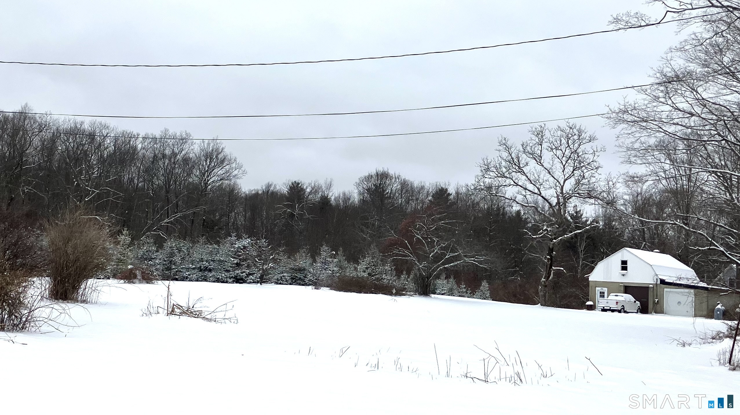 441 Stickney Hill Road Union, CT 06076 - Photo 3 of 11 a view of a yard with a snow in the background