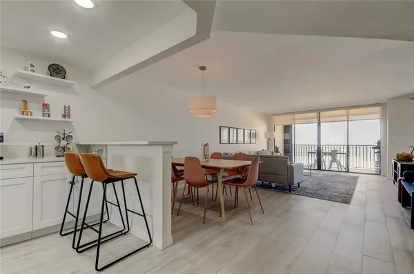 a outdoor space with furniture