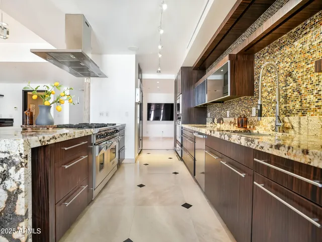 a view of city with tall buildings