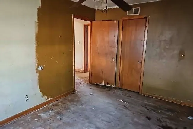 a view of front door