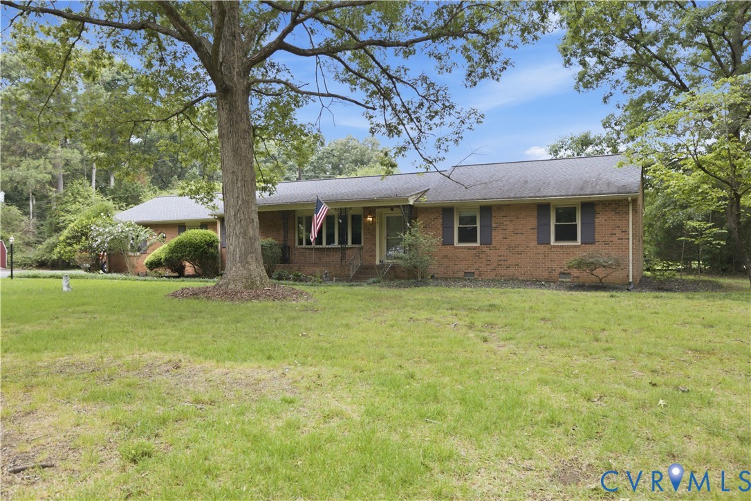 2500 Patricia Road Richmond, VA 23231 - Photo 31 of 34 Brick ranch-style residence featuring a prominent