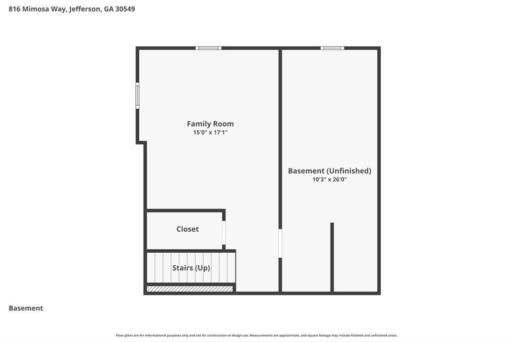 816 Mimosa Way Jefferson, GA 30549 - Photo 29 of 30 a picture of a floor plan