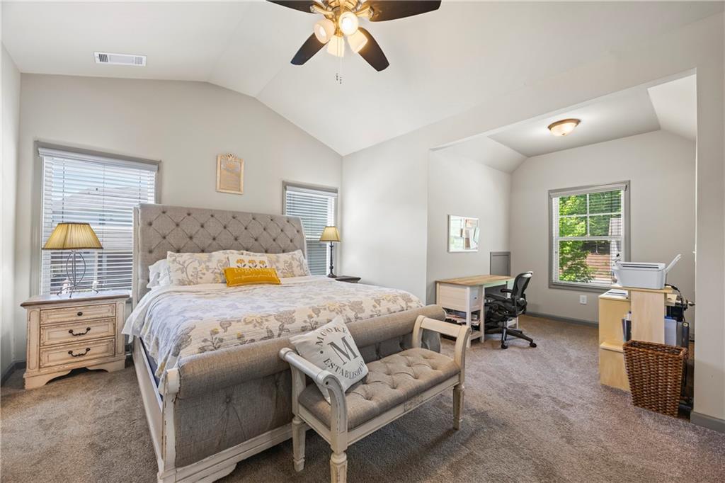 816 Mimosa Way Jefferson, GA 30549 - Photo 56 of 83 a bedroom with a bed and a window