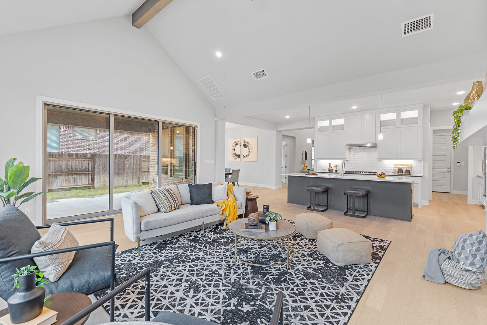 105 Bull Rdg Trail Georgetown, TX 78628 - Photo 5 of 36 a living room with furniture and a large window