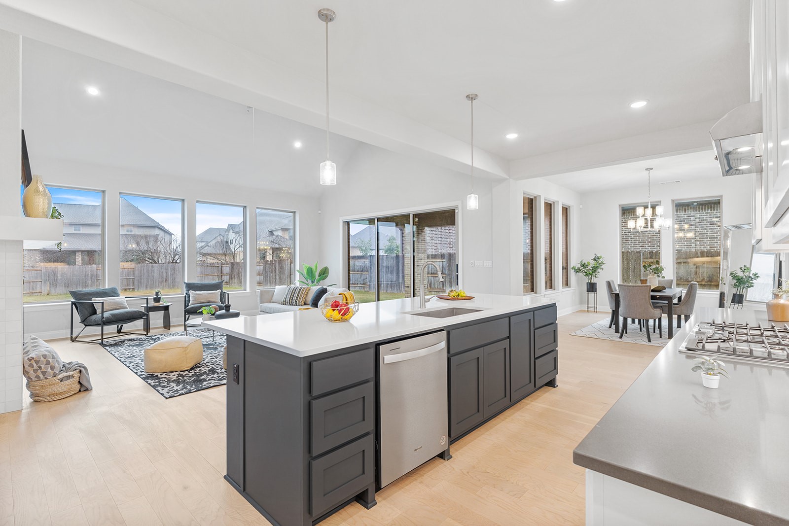 105 Bull Rdg Trail Georgetown, TX 78628 - Photo 9 of 36 a room with lots of counter top space