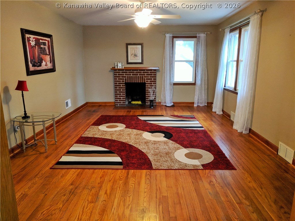 Formal Living Rm, Newer Windows, Newer Paint, Original Hardwood, FP