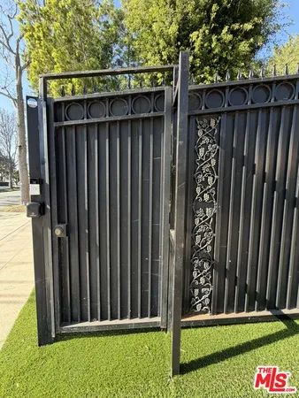 a view of a wooden fence