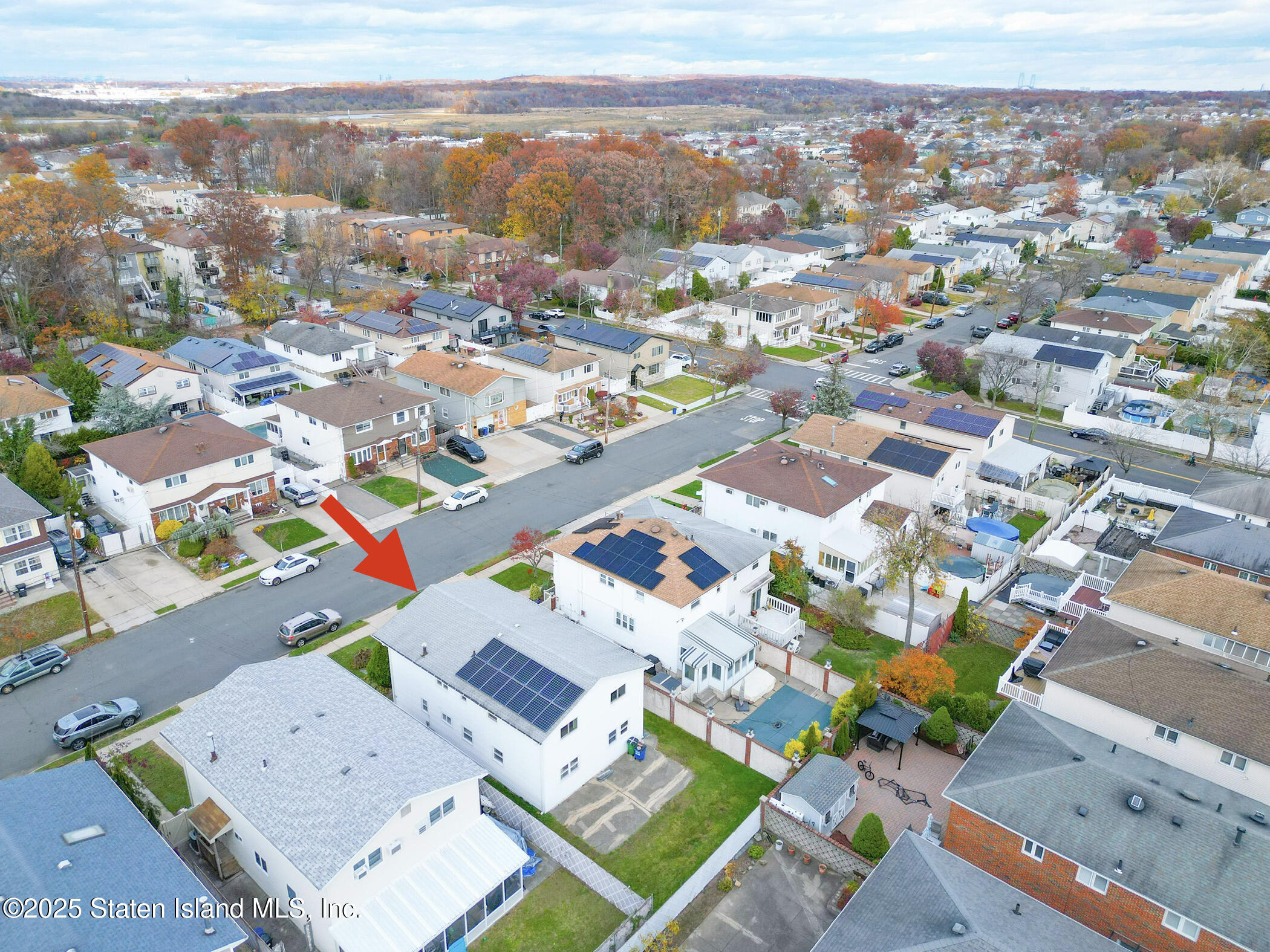 150 Stroud Avenue Staten Island, NY 10312 - Photo 10 of 12 an aerial view of residential houses with outdoor space
