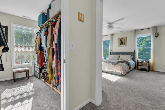 a bathroom with a sink a mirror and a vanity