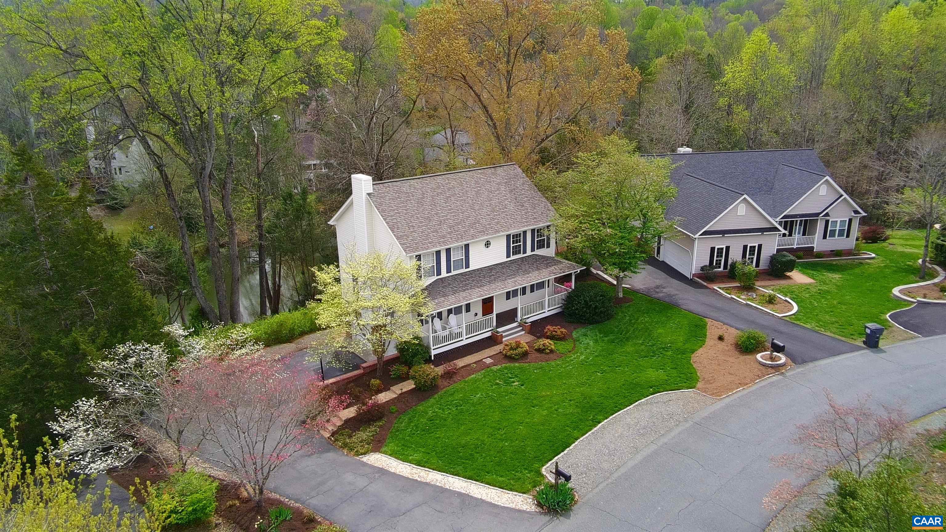 257 Starcrest Road Charlottesville, VA 22902 - Photo 3 of 65 an aerial view of a house