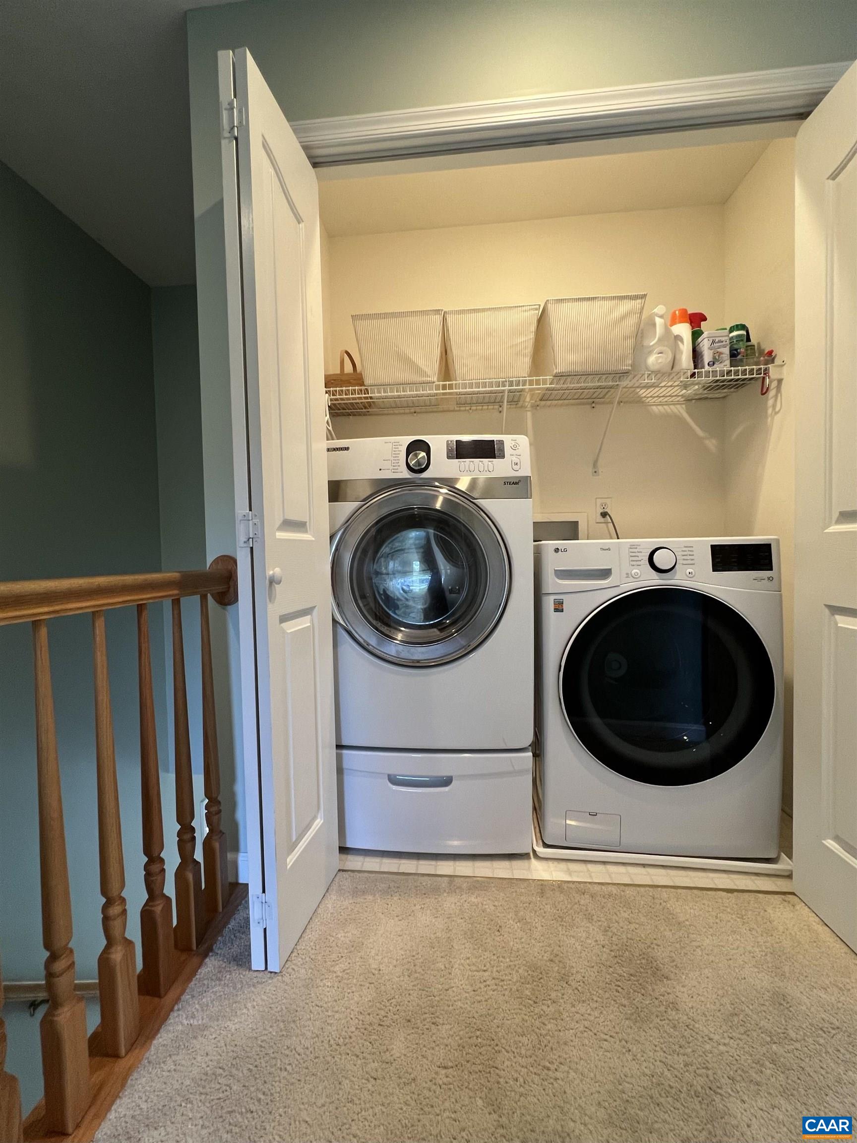 257 Starcrest Road Charlottesville, VA 22902 - Photo 51 of 65 a utility room with dryer and washer