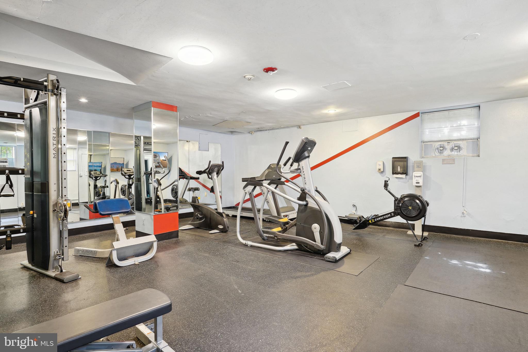 2500 Q Street Northwest, Unit 227 Washington, DC 20007 - Photo 11 of 13 a view of a room with gym equipment