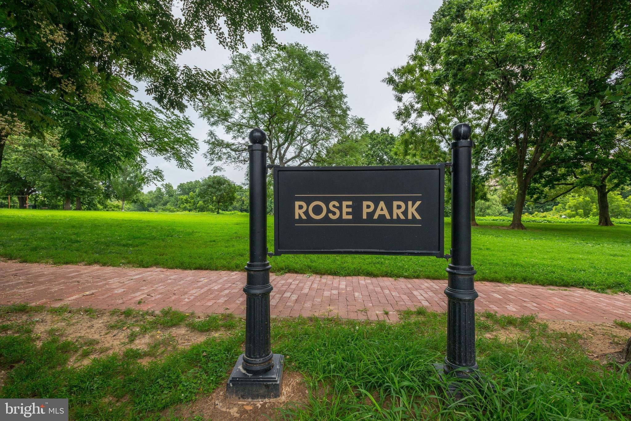 2500 Q Street Northwest, Unit 227 Washington, DC 20007 - Photo 12 of 13 a sign on the side of the park