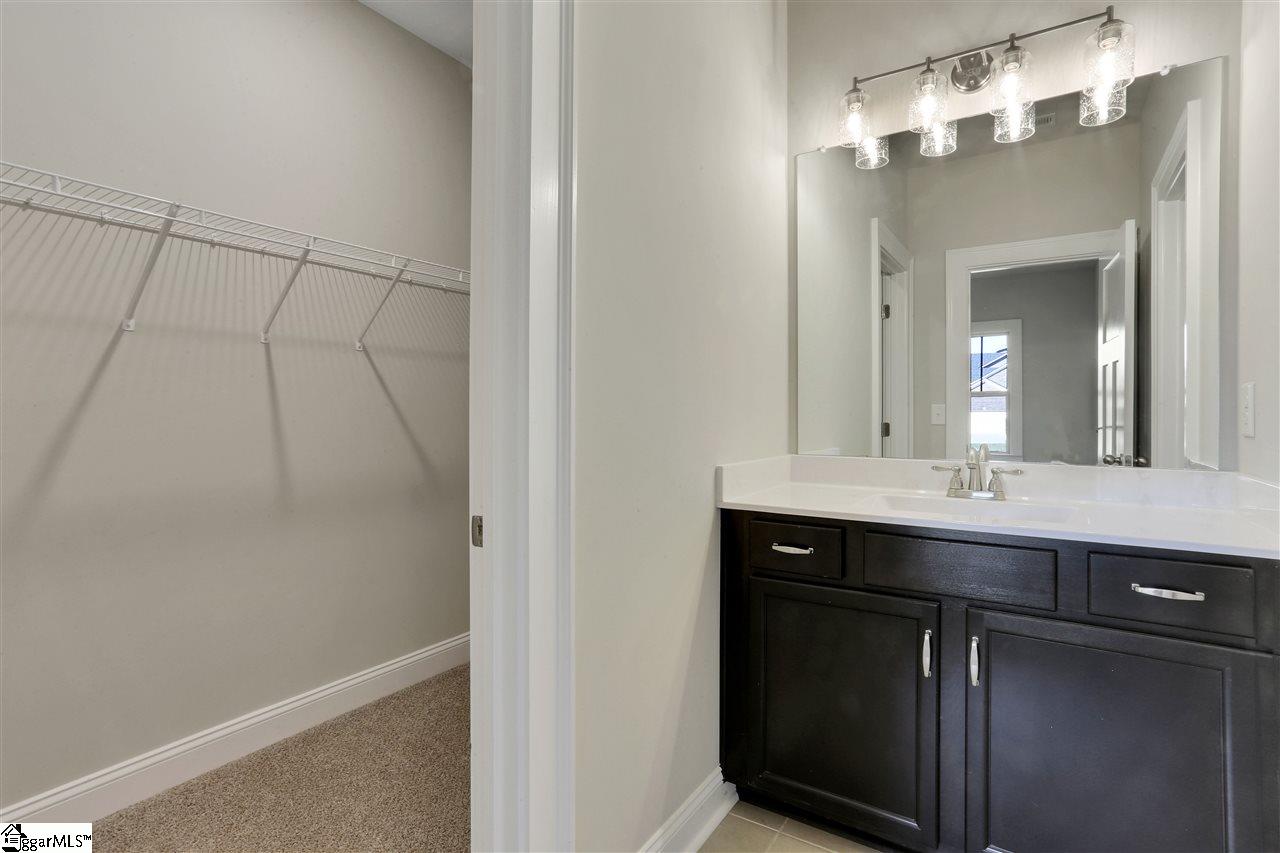 601 Rutland Court, Unit SITE 16 Greer, SC 29651 - Photo 27 of 34 each bedroom has walk-in closet and private vanity