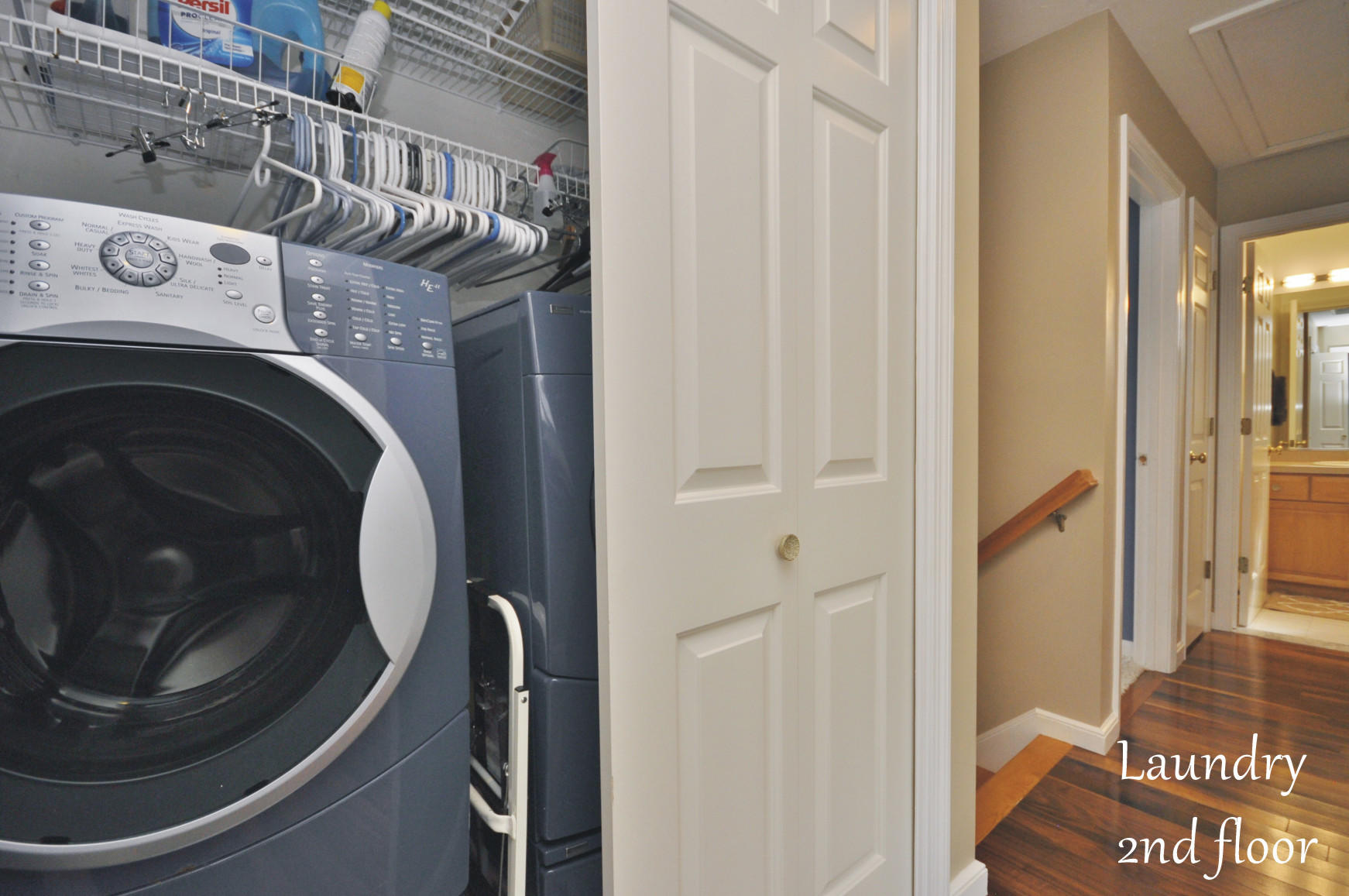 2 Crowell Road Sagamore Beach, MA 02562 - Photo 18 of 27 a close view of a utility room with a washer and dryer