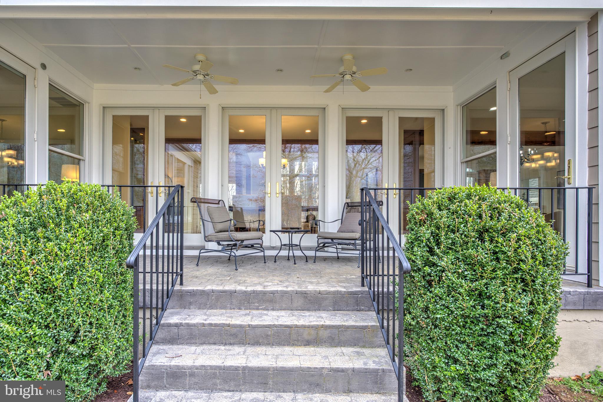 37218 Bolyn Road Purcellville, VA 20132 - Photo 11 of 62 3 double & 2 Single French doors to covered porch