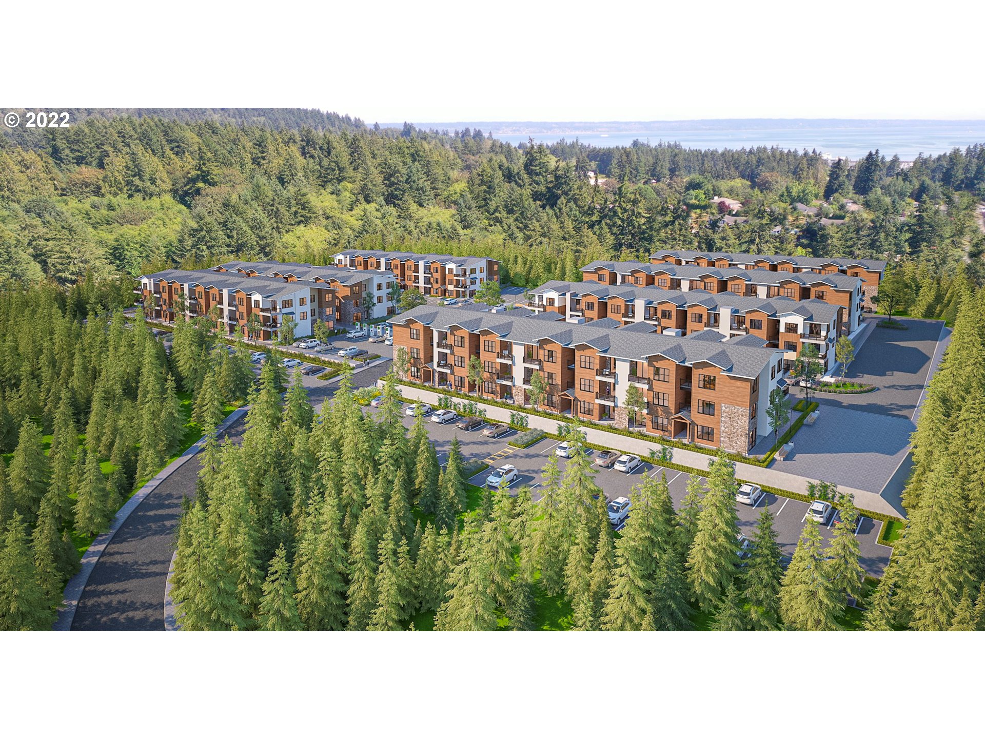 a balcony with furniture and city view