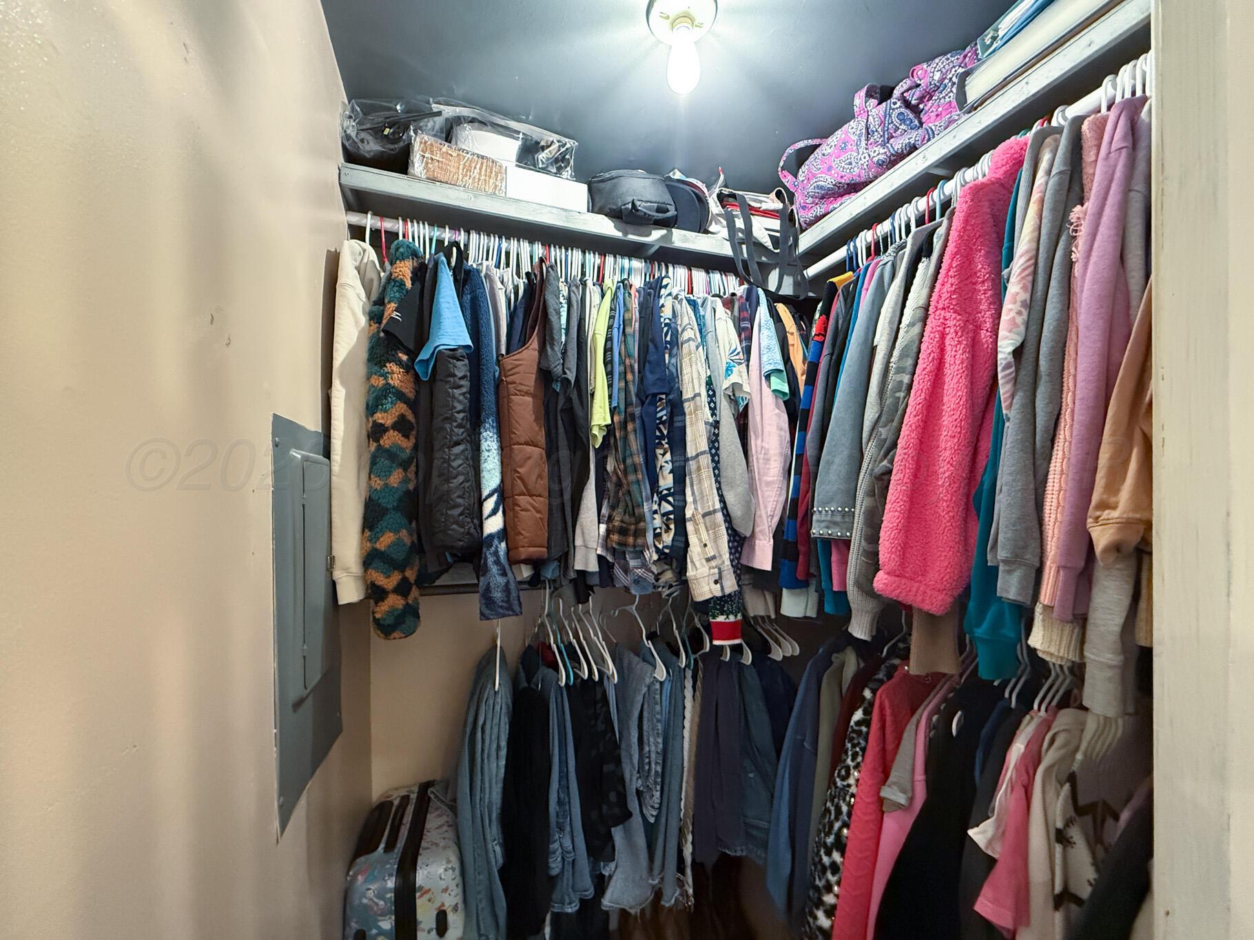 6114 Cornell Street Amarillo, TX 79109 - Photo 21 of 33 a view of a walk in closet