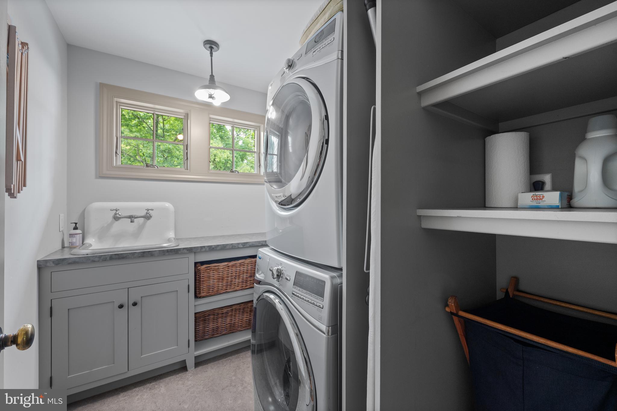 1 Lapp Road Malvern, PA 19355 - Photo 31 of 55 1st Floor Laundry Room with Storage & Utility Sink