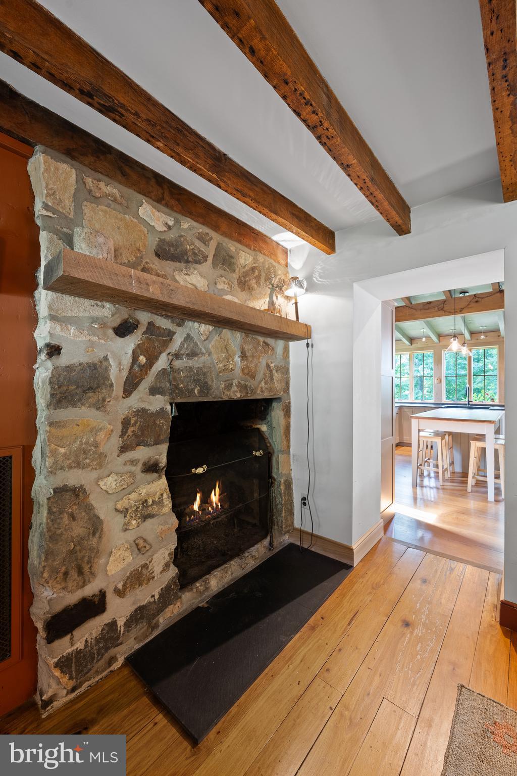 1 Lapp Road Malvern, PA 19355 - Photo 9 of 55 Fantastic Stone Fireplace Anchors the Room
