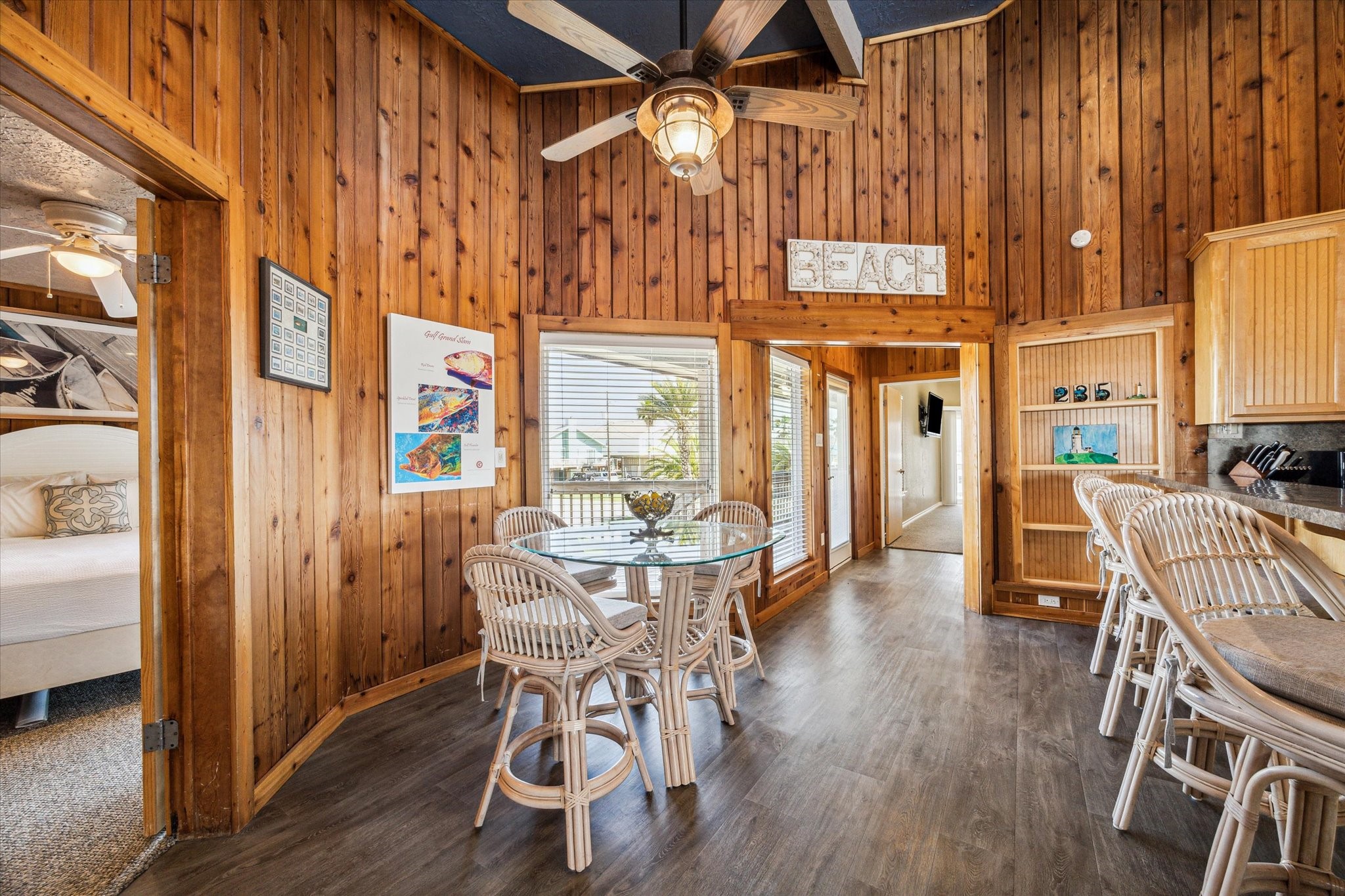 235 Galleon Freeport, TX 77541 - Photo 12 of 45 a dining room with wooden floor table and chairs