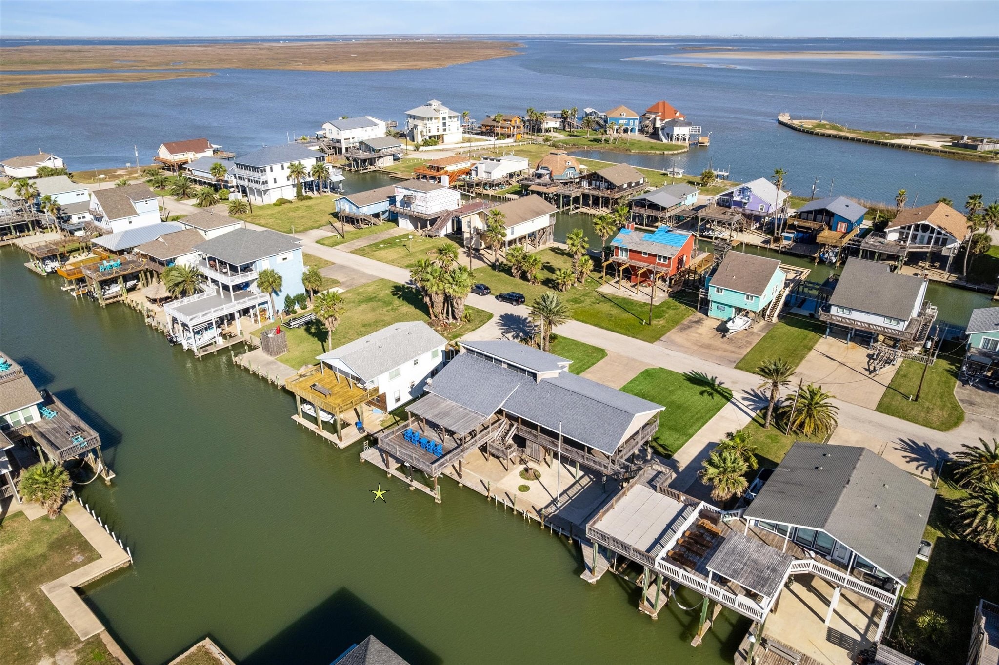 235 Galleon Freeport, TX 77541 - Photo 3 of 45 an aerial view of a house with a ocean view