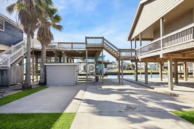 a room with lots of wooden furniture
