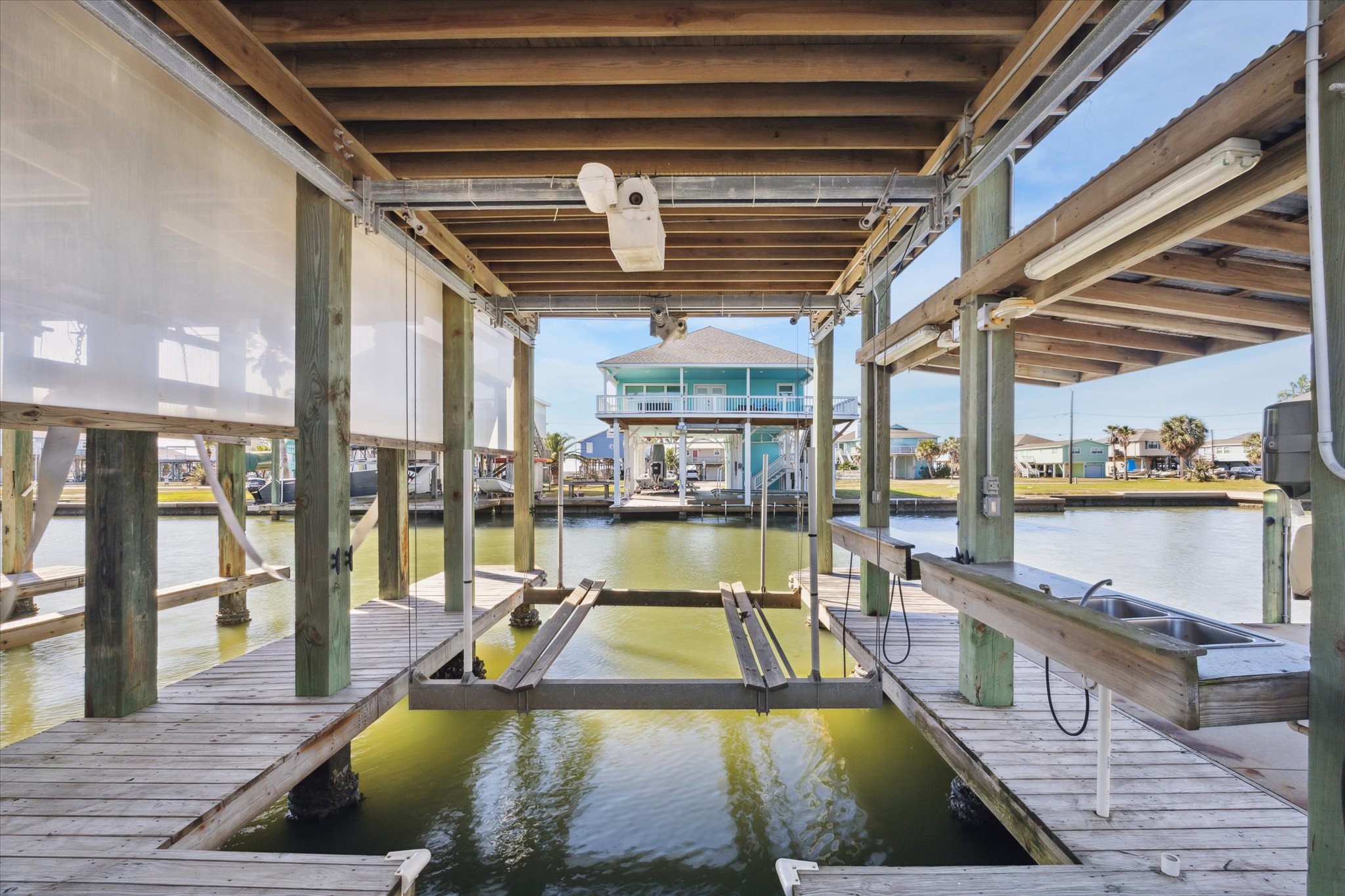 235 Galleon Freeport, TX 77541 - Photo 33 of 45 a view of swimming pool with seating area