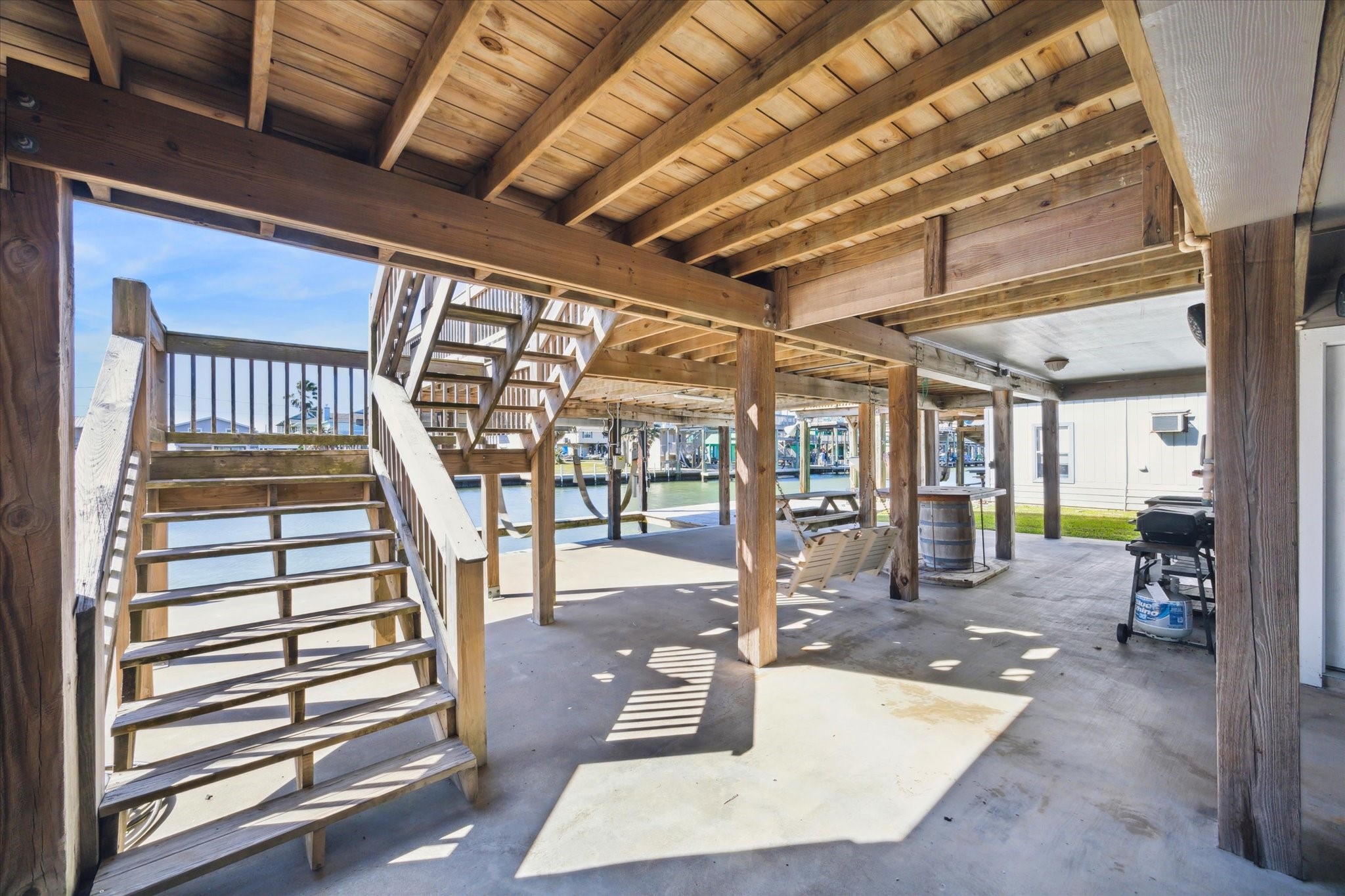 235 Galleon Freeport, TX 77541 - Photo 37 of 45 a view of entryway and hall with wooden floor