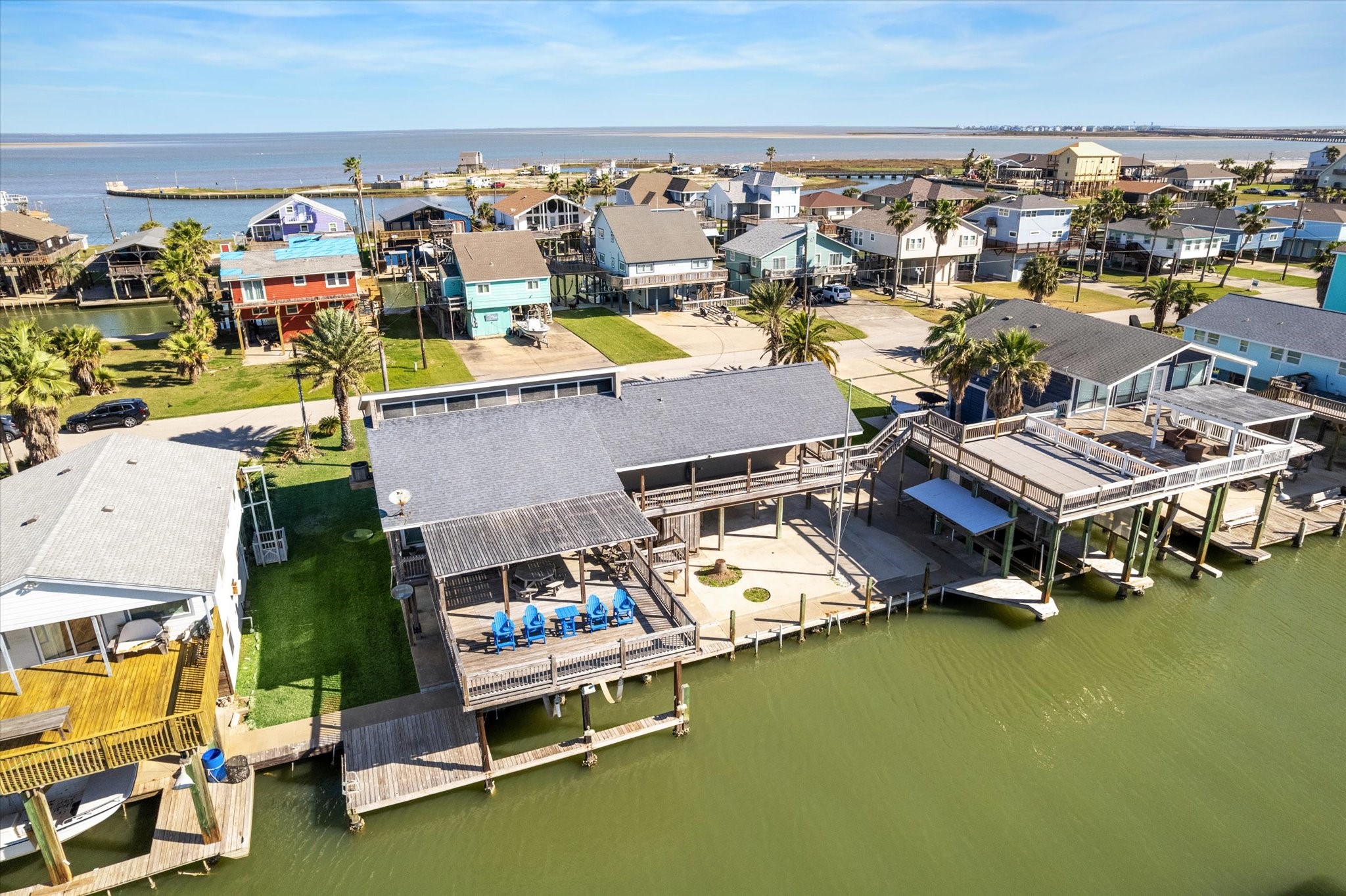 235 Galleon Freeport, TX 77541 - Photo 5 of 45 an aerial view of residential houses with outdoor space