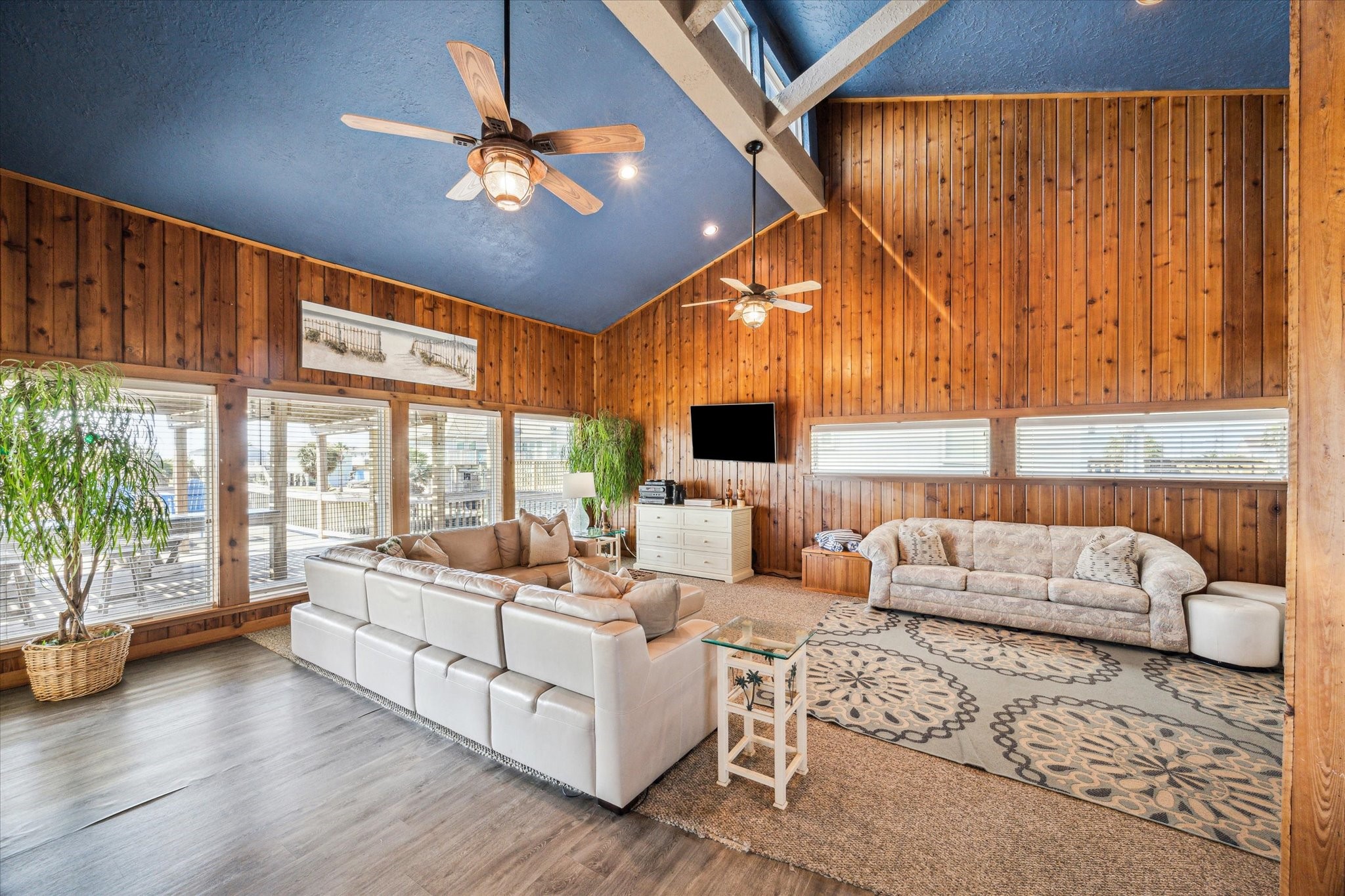 235 Galleon Freeport, TX 77541 - Photo 7 of 45 a living room with furniture and large windows